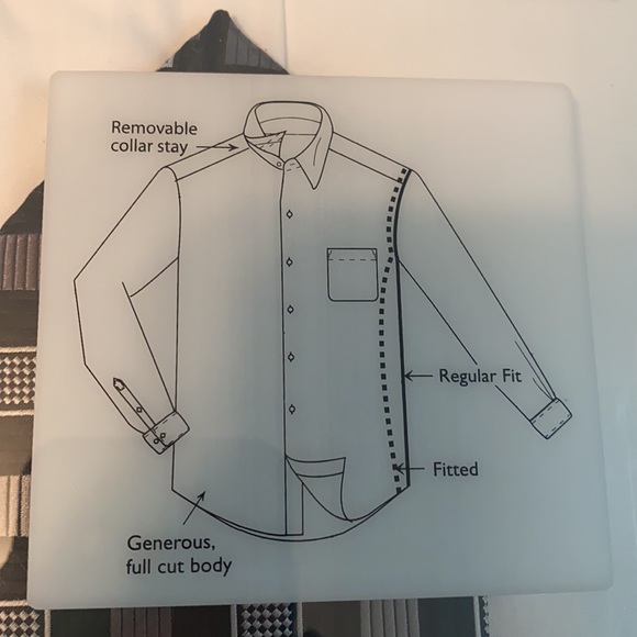 NIB COLOURS LONG SLEEVE MENS DRESS SHIRT W/TIE - Picture 4 of 5